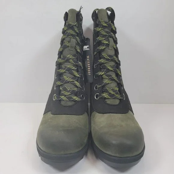 Sorel Lexie Wedge Women's Hiker Green Boots US Size 10 NWT - Picture 5 of 13